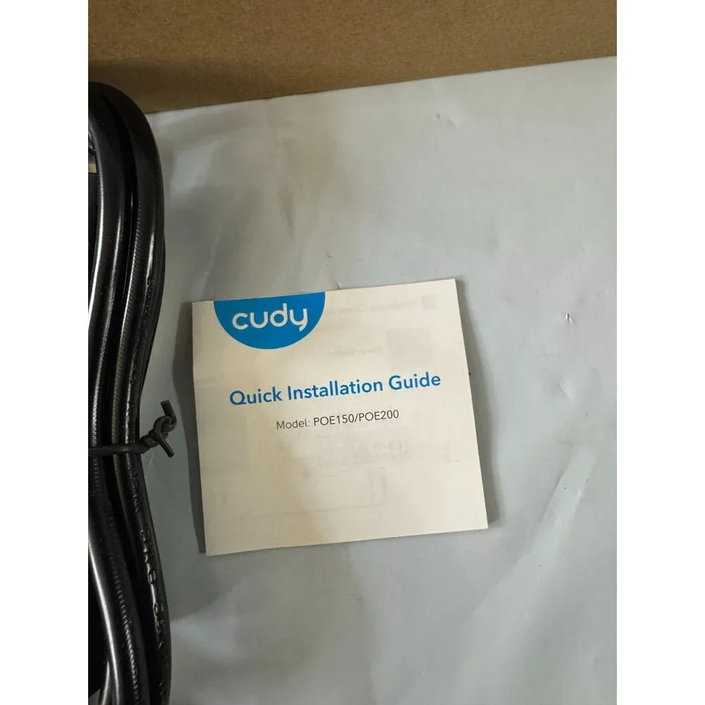 Cudy 30W Gigabit POE/POE+ Injector IEEE802.3at/af Compliant Model POE200